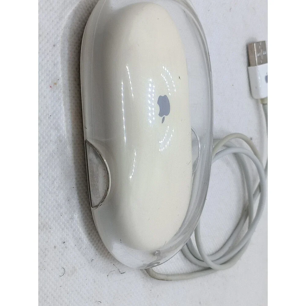 Apple Pro Mouse M5769 Clear White USB Wired Optical (UN-tested)